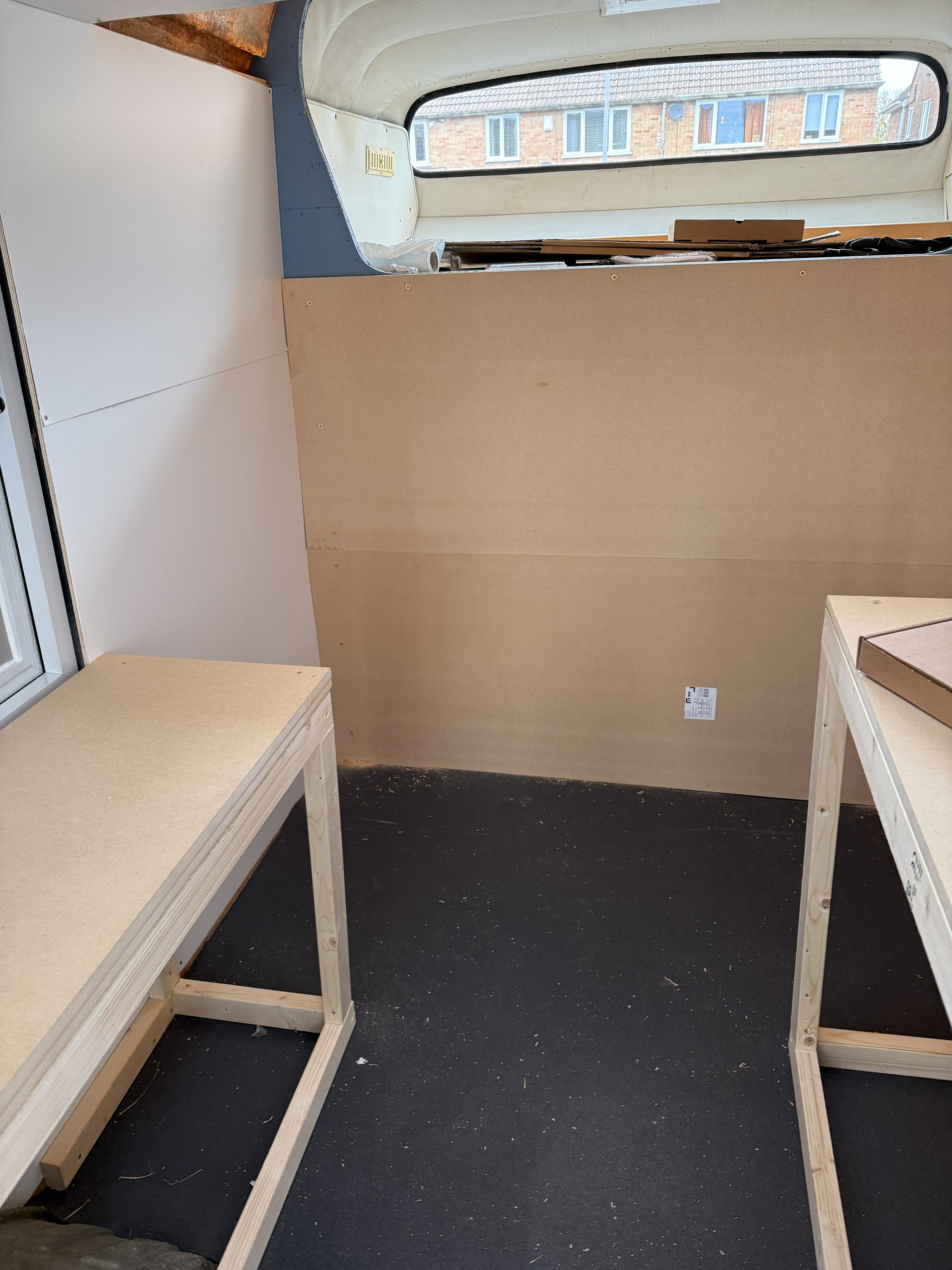 Bulkhead area inside Betty